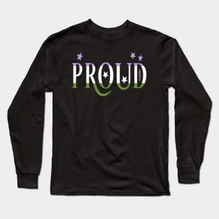 Proud genderqueer Long Sleeve T-Shirt